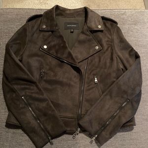 Worn one time suede Moto jacket